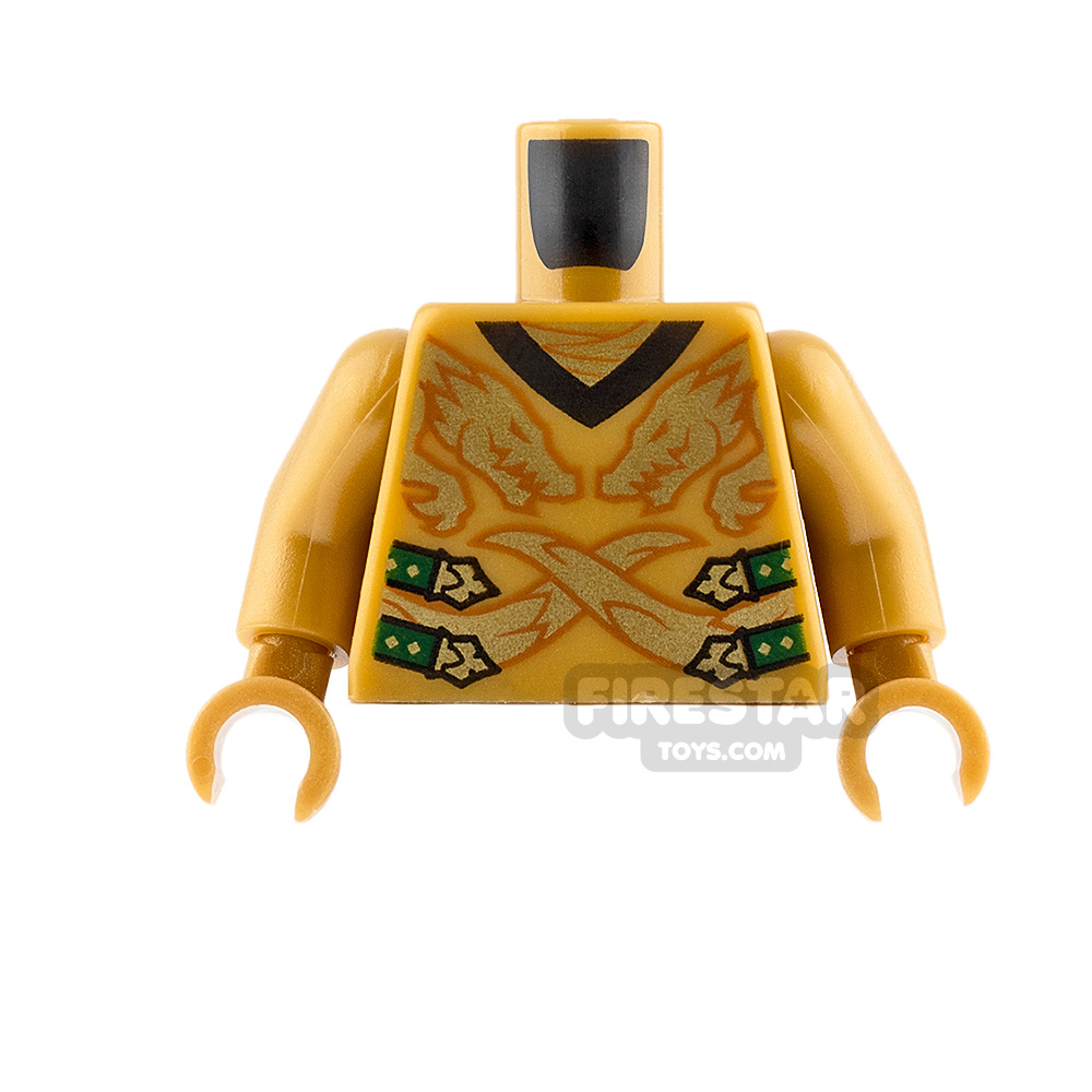 LEGO Mini Figure Torso - Ninja Robe with Dragons