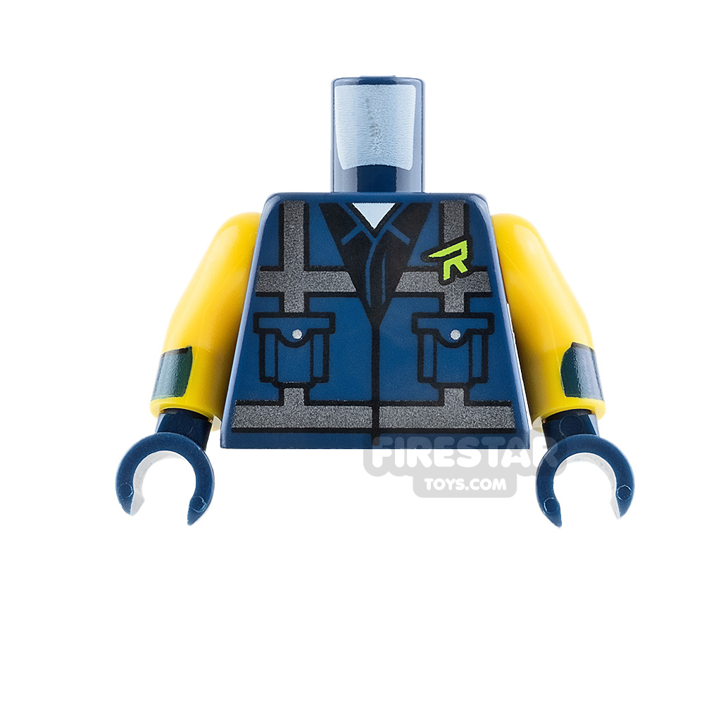 LEGO Mini Figure Torso Construction Vest
