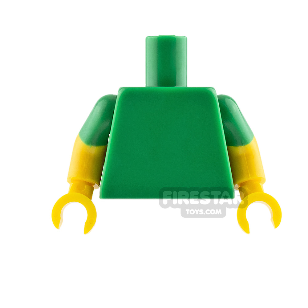 LEGO Mini Figure Torso Plain Green