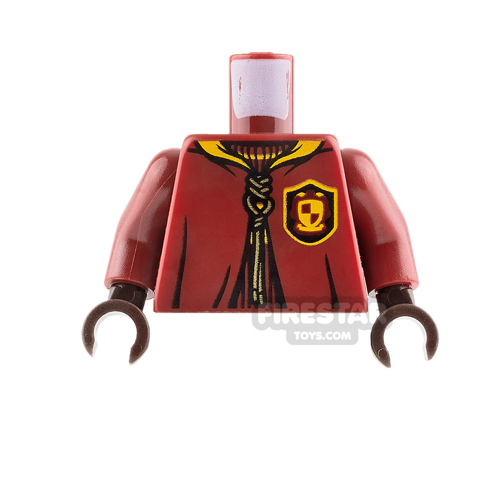 LEGO Minifigure Torso Gryffindor Hooded Robe
