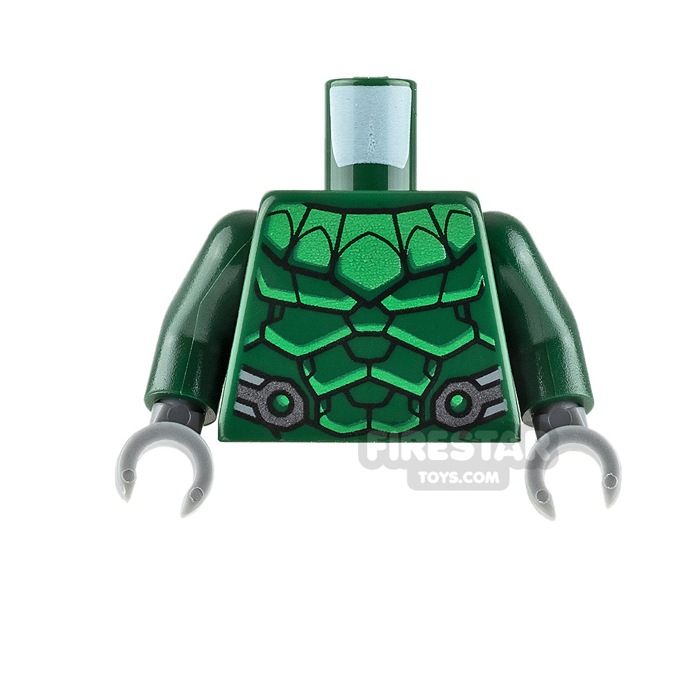 LEGO Minifigure Torso Dark Green Armour DARK GREEN