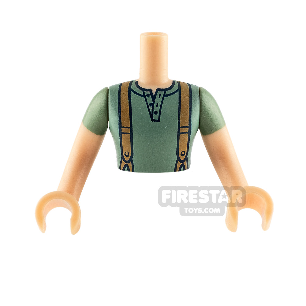 LEGO Friends Minifigure Torso Top with Suspenders
