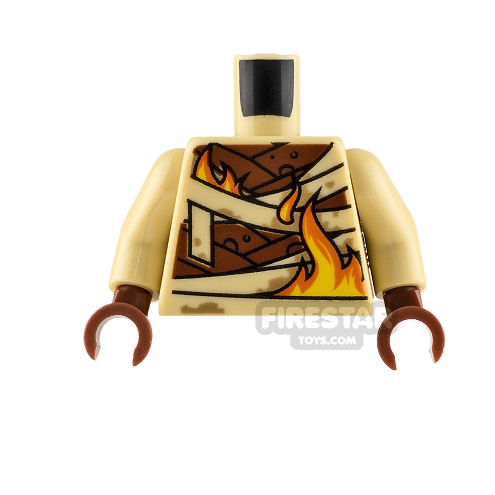 LEGO Minifigure Torso Mummy Wrappings