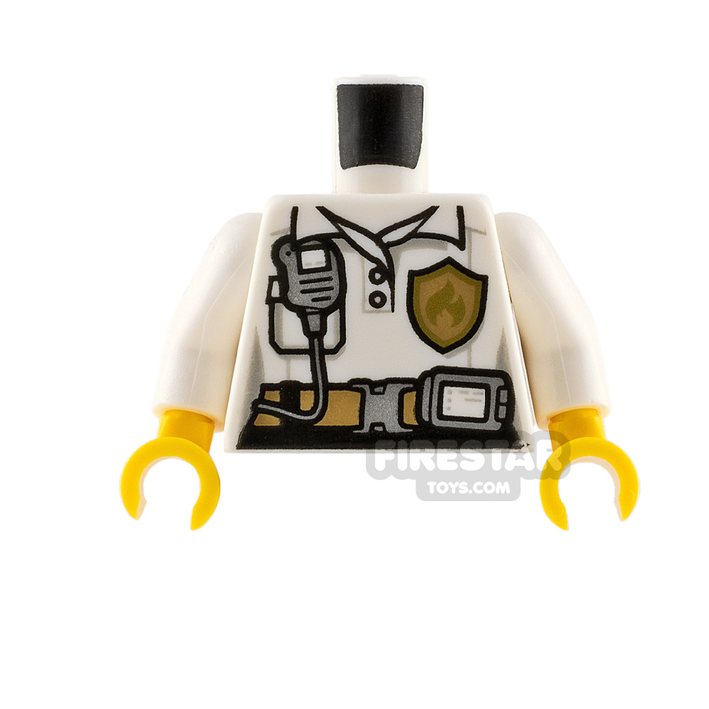 LEGO Minifigure Torso Shirt with Fire Badge