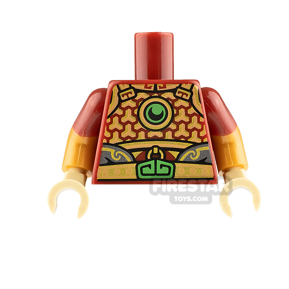 LEGO Minifigure Torso Monkey King DARK RED