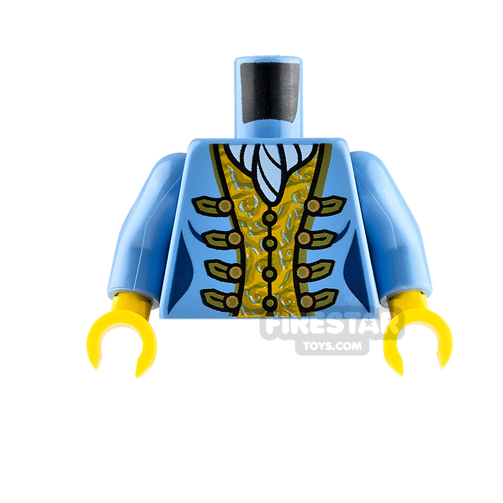 LEGO Minifigure Torso Female Pirate Coat MEDIUM  BLUE