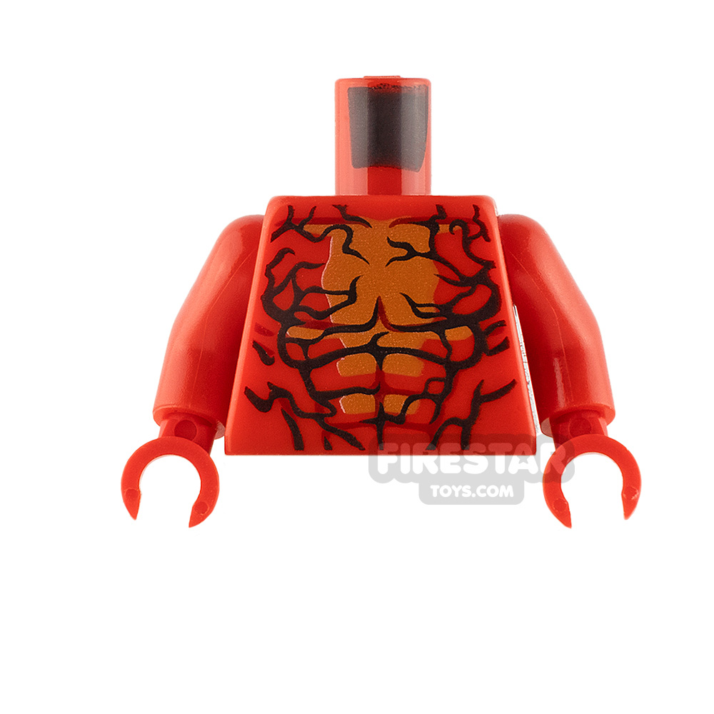 LEGO Minifigure Torso Carnage RED