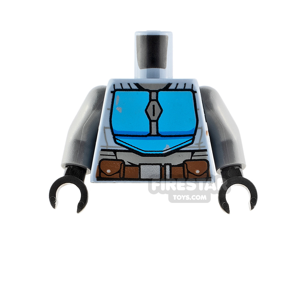 LEGO Minifigure Torso Mandalorian Warrior DARK BLUEISH GRAY