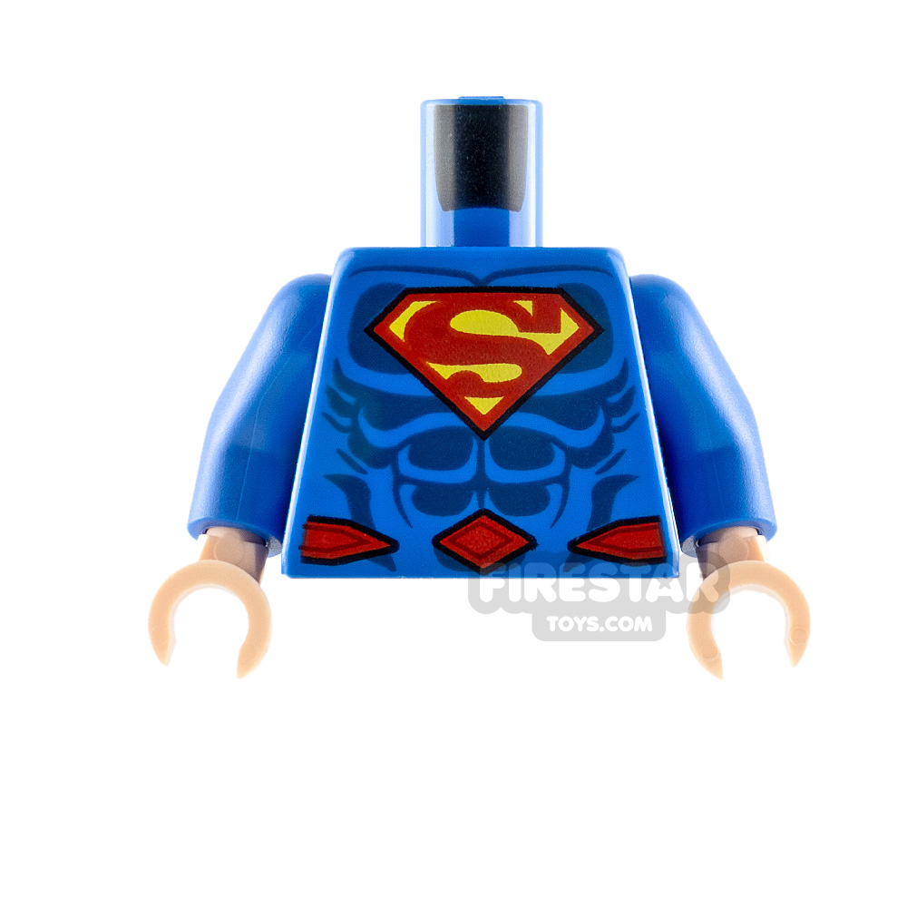 LEGO Minifigure Torso Superman Red Belt BLUE