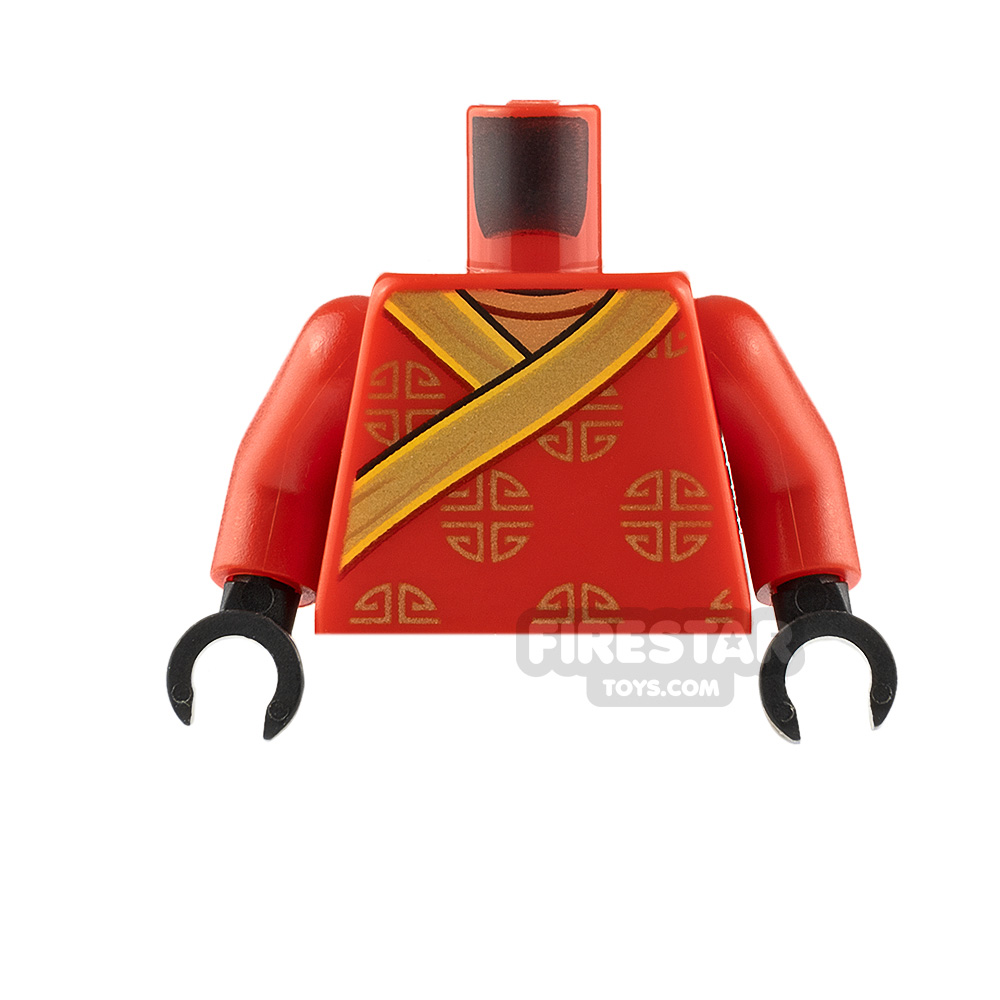 LEGO Minifigure Torso Chinese Robe RED
