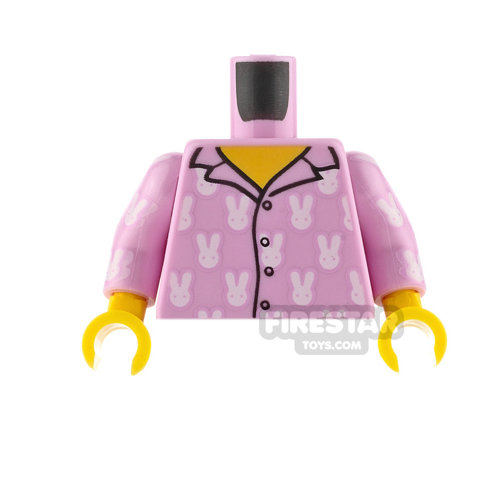 LEGO Minifigure Torso Pyjama Shirt BRIGHT PINK