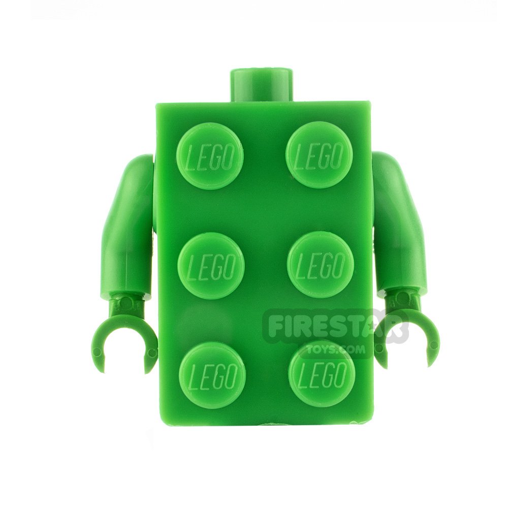 LEGO Minifigure Torso - LEGO Brick BRIGHT GREEN