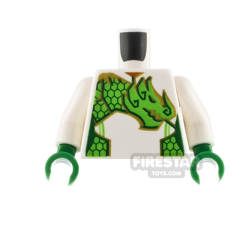LEGO Minifigure Torso Dragon with Scales