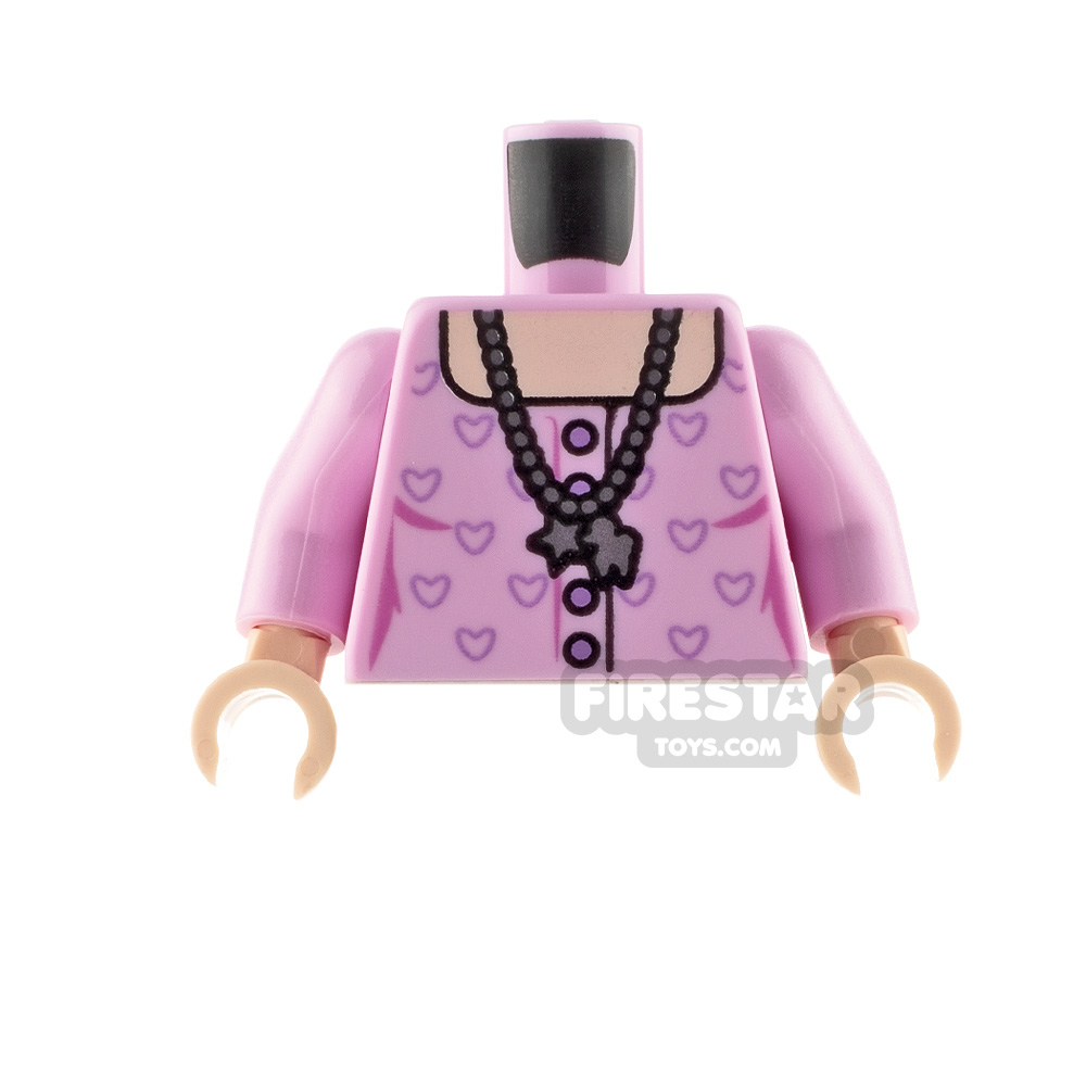 LEGO Minifigure Torso Harry Potter Lavender Brown BRIGHT PINK