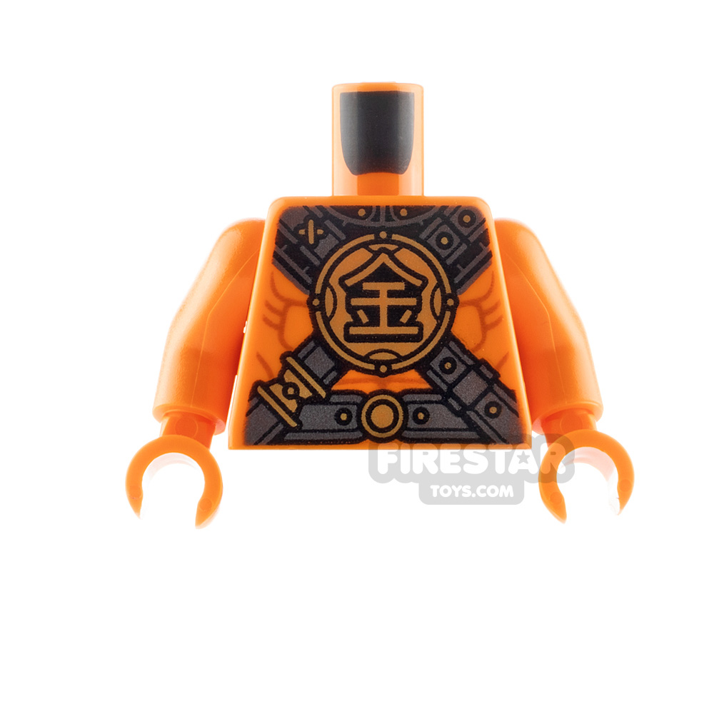 LEGO Minifigure Torso Orange Horn Demon