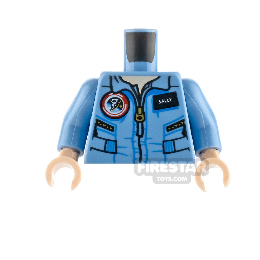 LEGO Minifigure Torso Jumpsuit with Name Tag