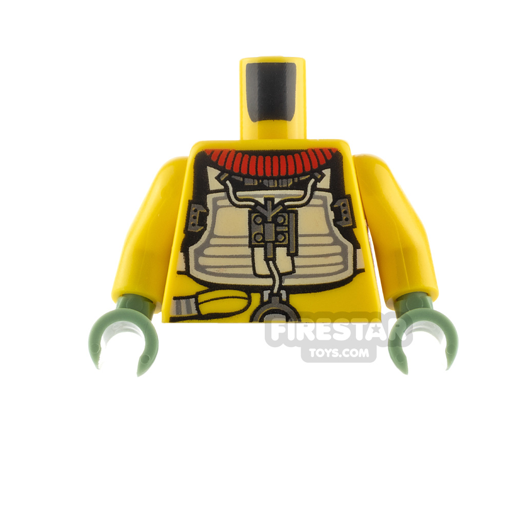 LEGO Minifigure Torso SW Bossk Sand Green YELLOW