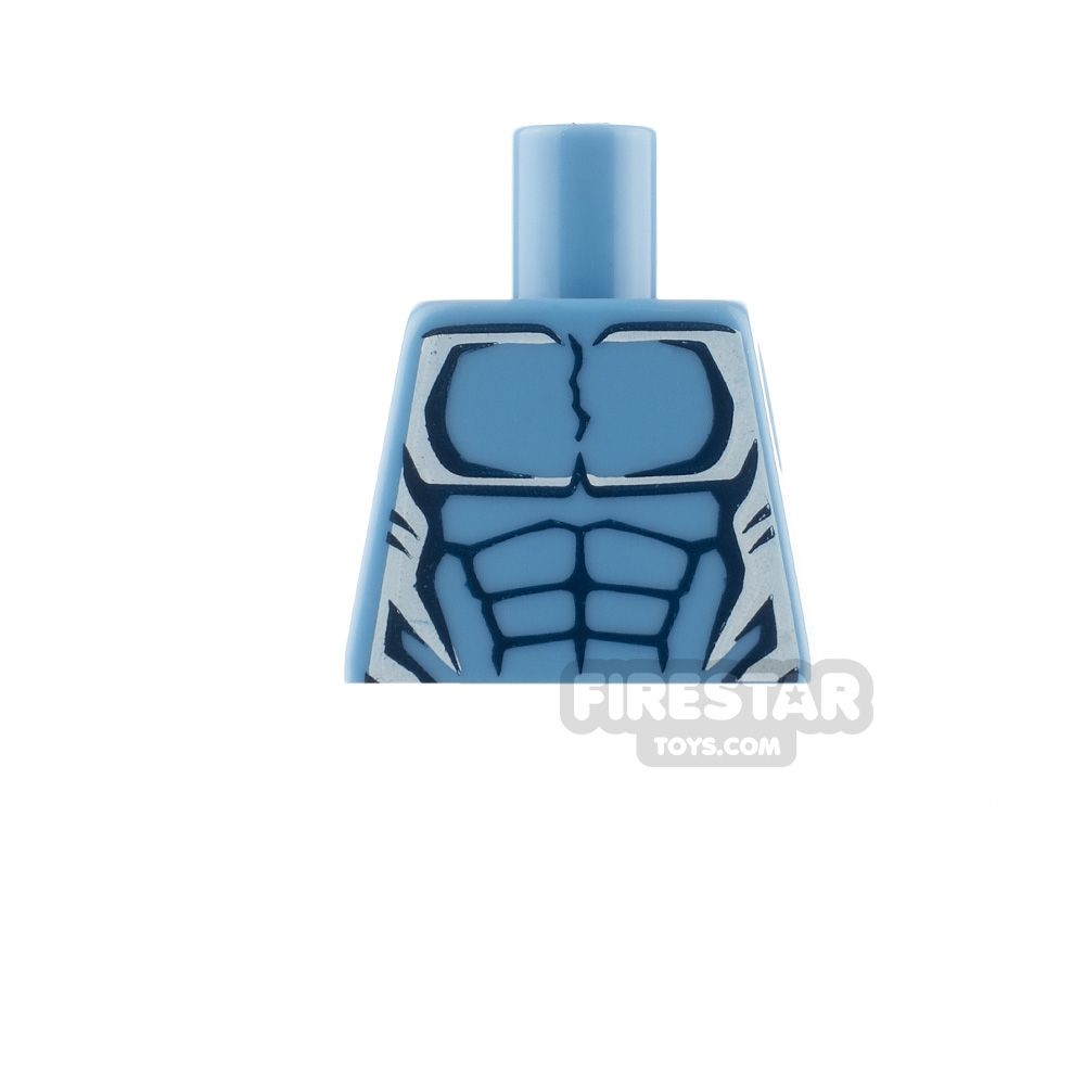 LEGO Minifigure Torso Bare Chest with Muscles No Arms