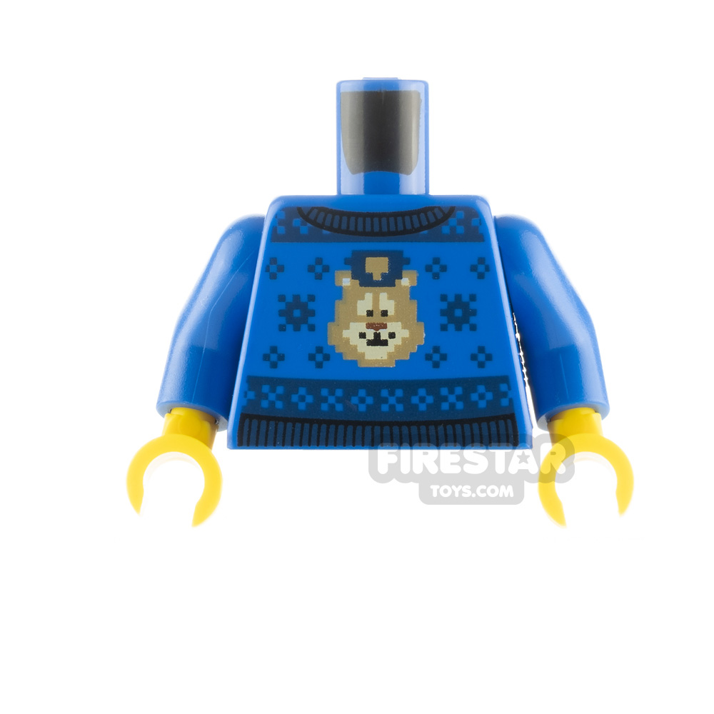 LEGO Minfigure Torso Christmas Jumper Police Animal
