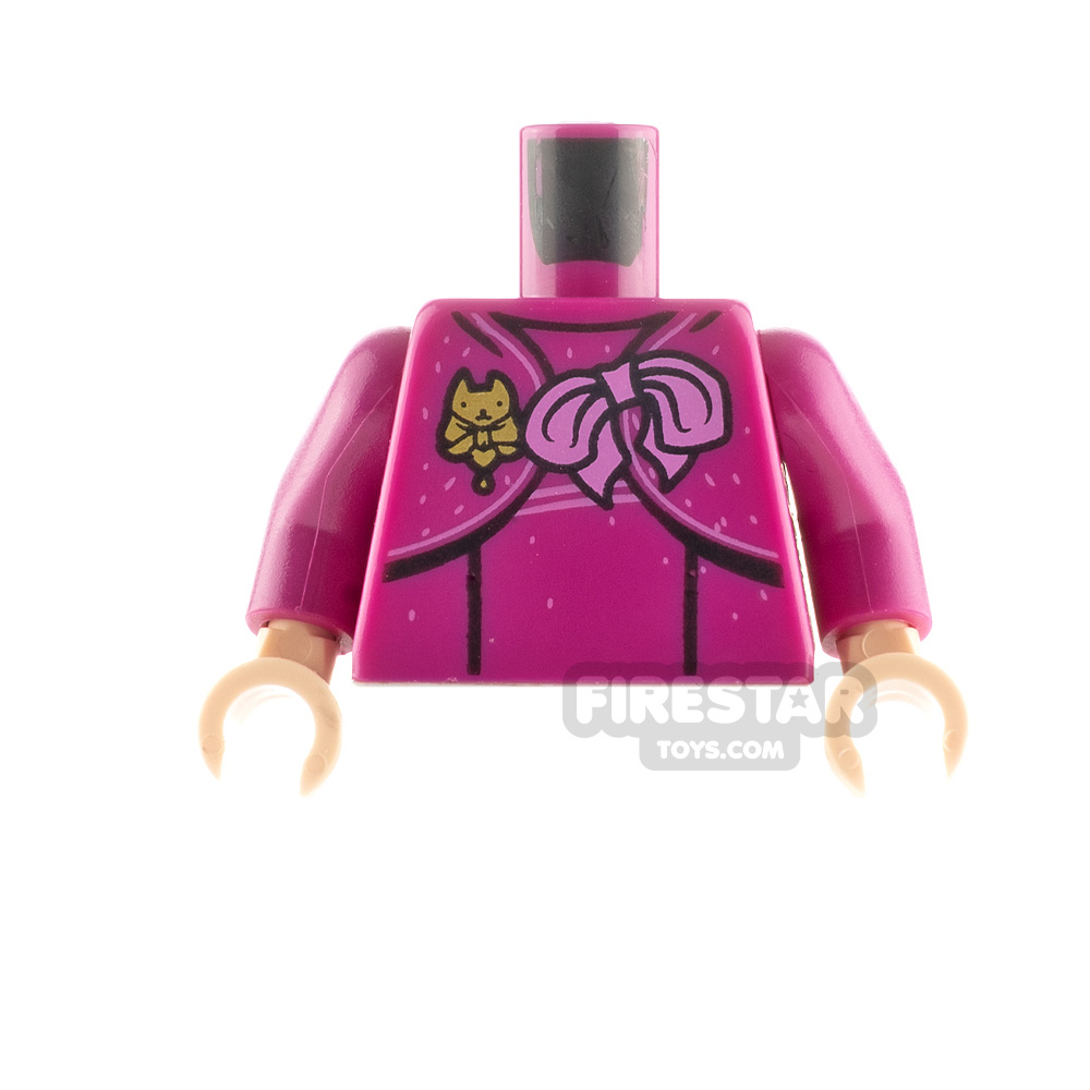 LEGO Minfigure Torso Blouse with Brooch