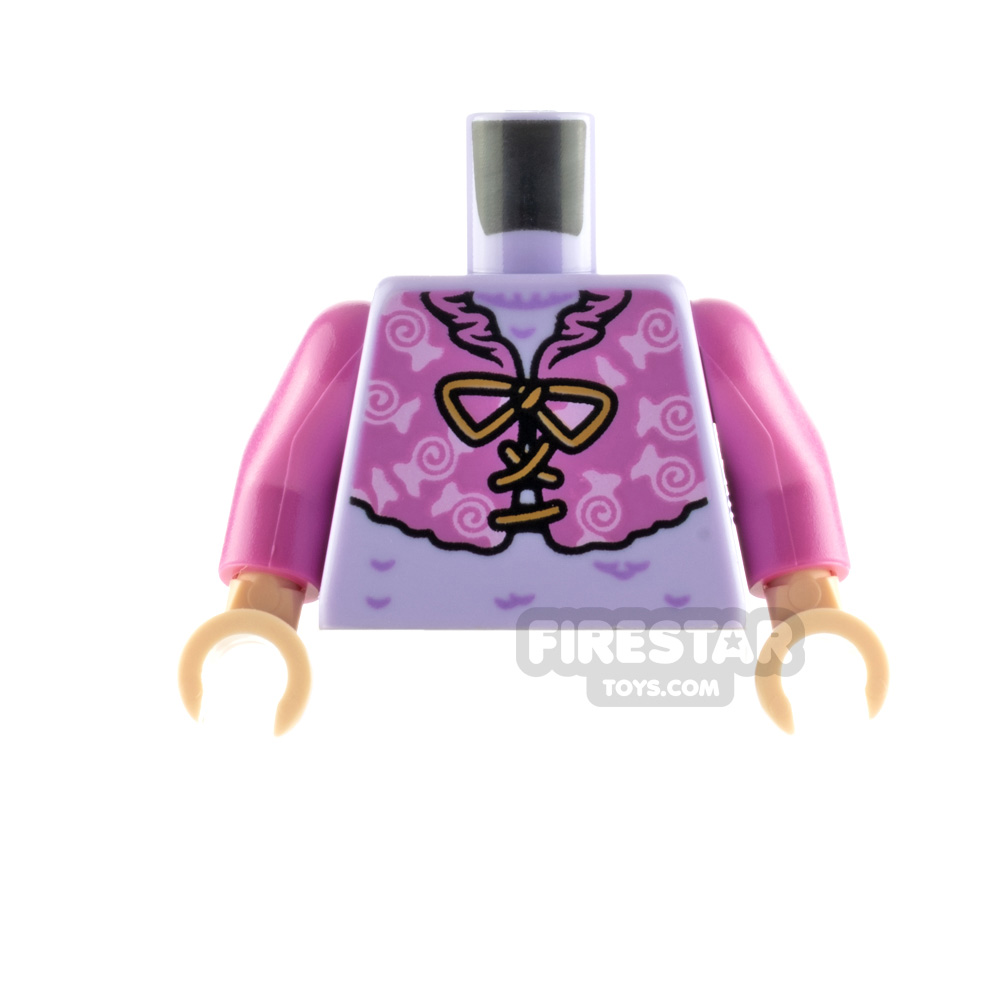 LEGO Minifigure Torso Jacket with Sweets LAVENDER