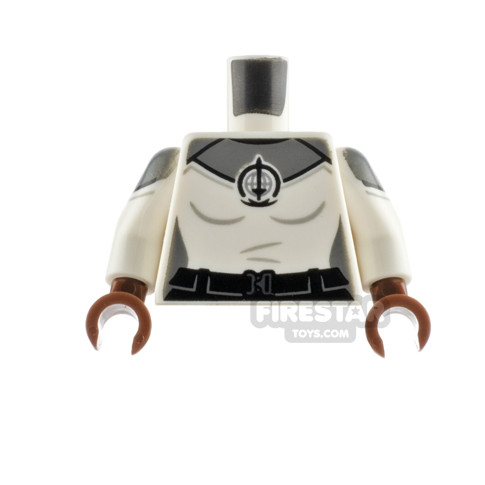 LEGO Minifigure Torso S.W.O.R.D. Uniform WHITE