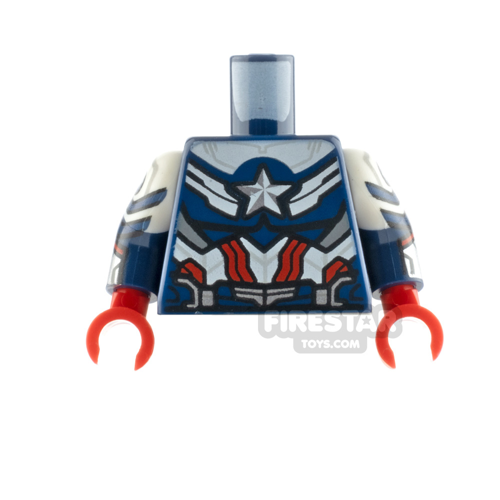 LEGO Minifigure Torso Captain America DARK BLUE