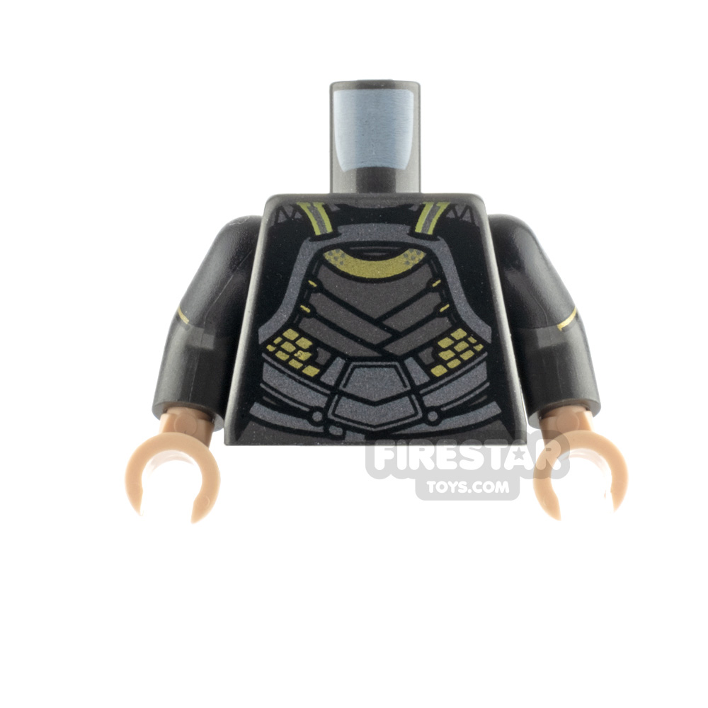 LEGO Minifigure Torso Armoured Vest PEARL DARK GRAY