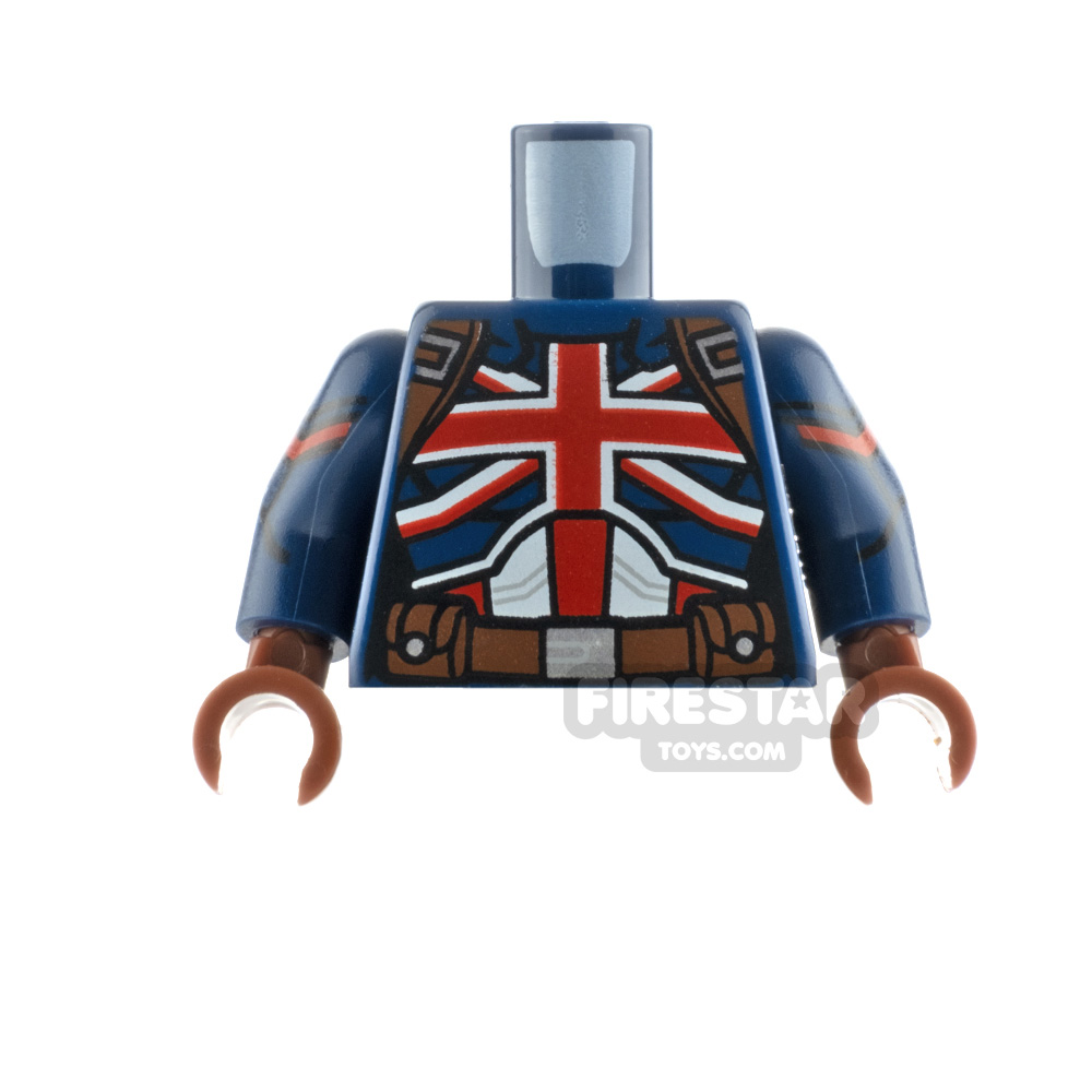 LEGO Minifigure Torso Captain Carter DARK BLUE