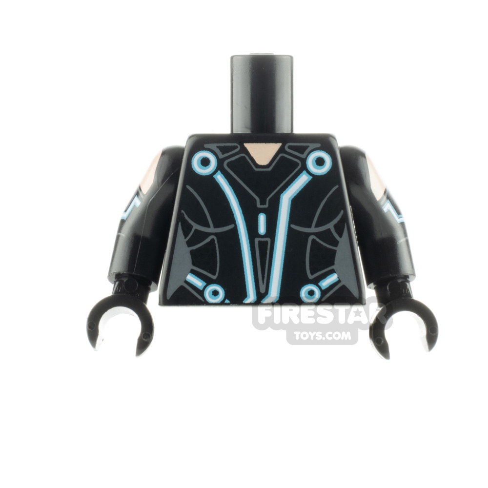 LEGO Minifigure Torso Tron Suit Female BLACK