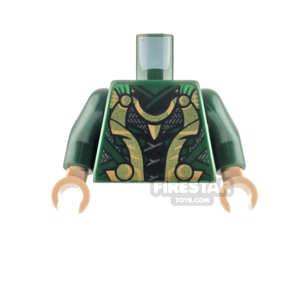 LEGO Minifigure Torso Gold and Silver Highlights