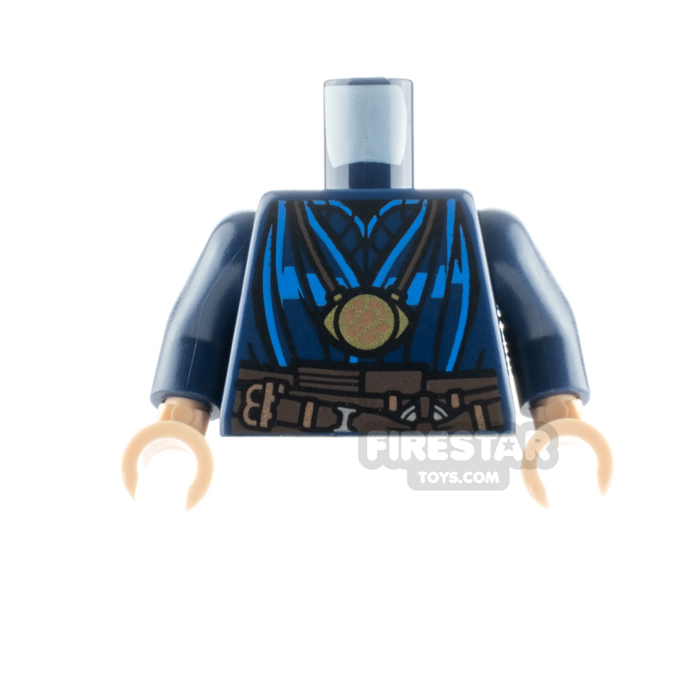 LEGO Minifigure Torso Robe with Pendant and Belt DARK BLUE