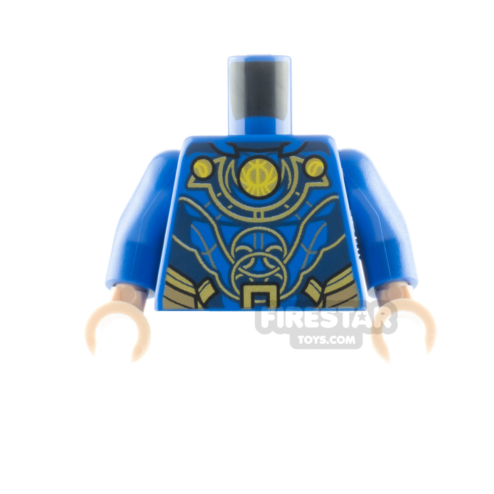 LEGO Minifigure Torso Ikaris Armour with Gold Circles BLUE