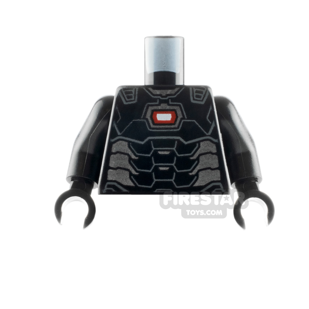 LEGO Minifigure Torso War Machine Red Arc Reactor BLACK