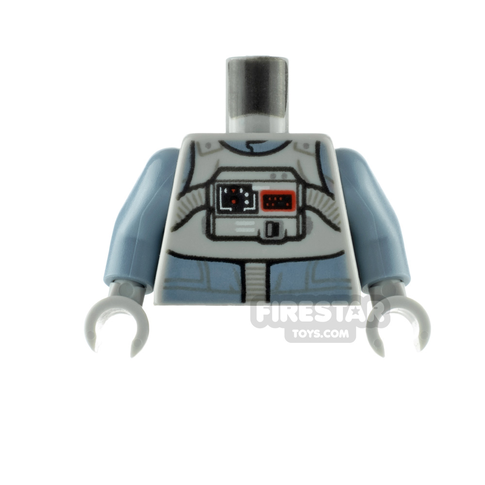 LEGO Minifigure Torso SW AT-AT Driver with Breathing Apparatus SAND BLUE