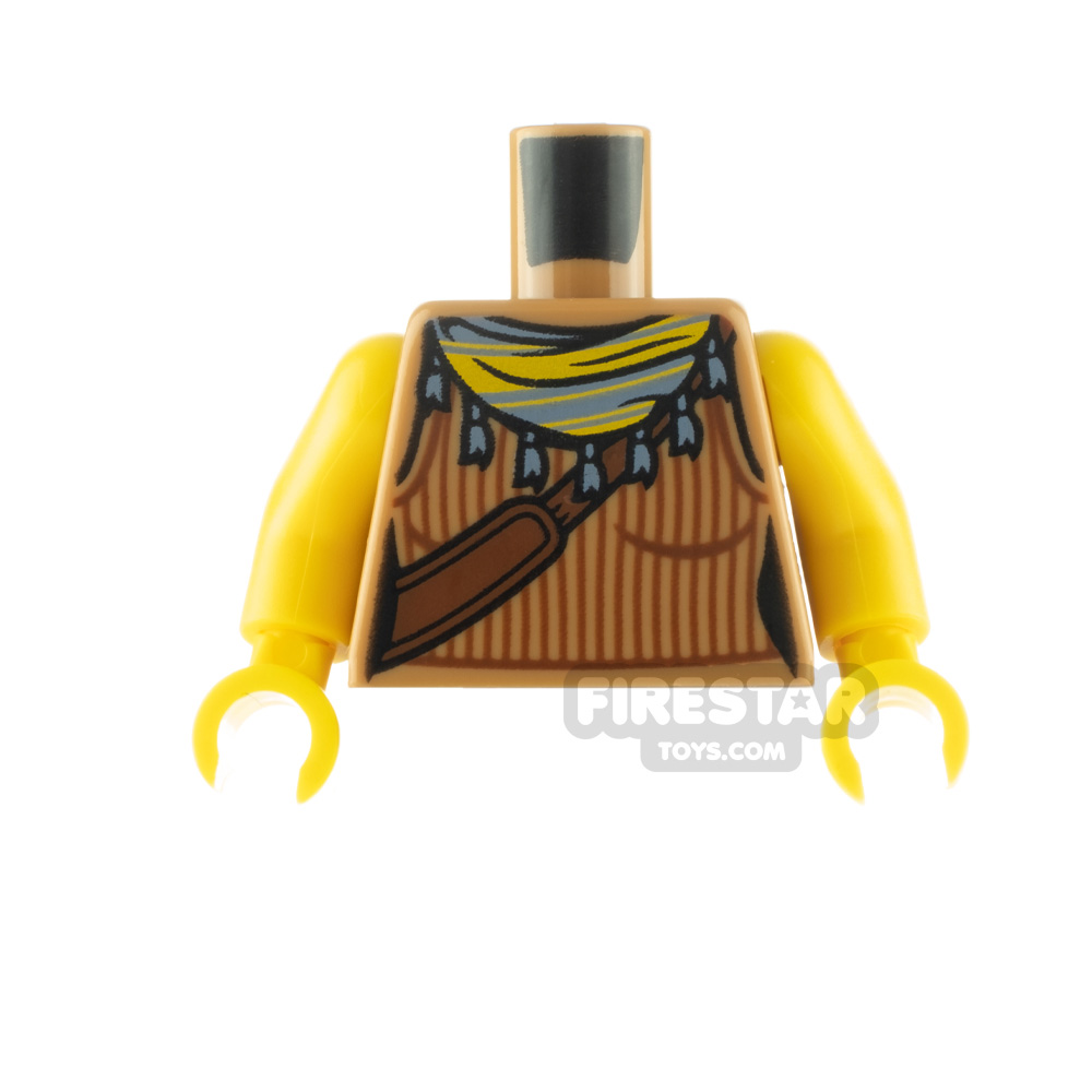 LEGO Minifigure Torso Tank Top with Shoulder Bag MEDIUM DARK FLESH