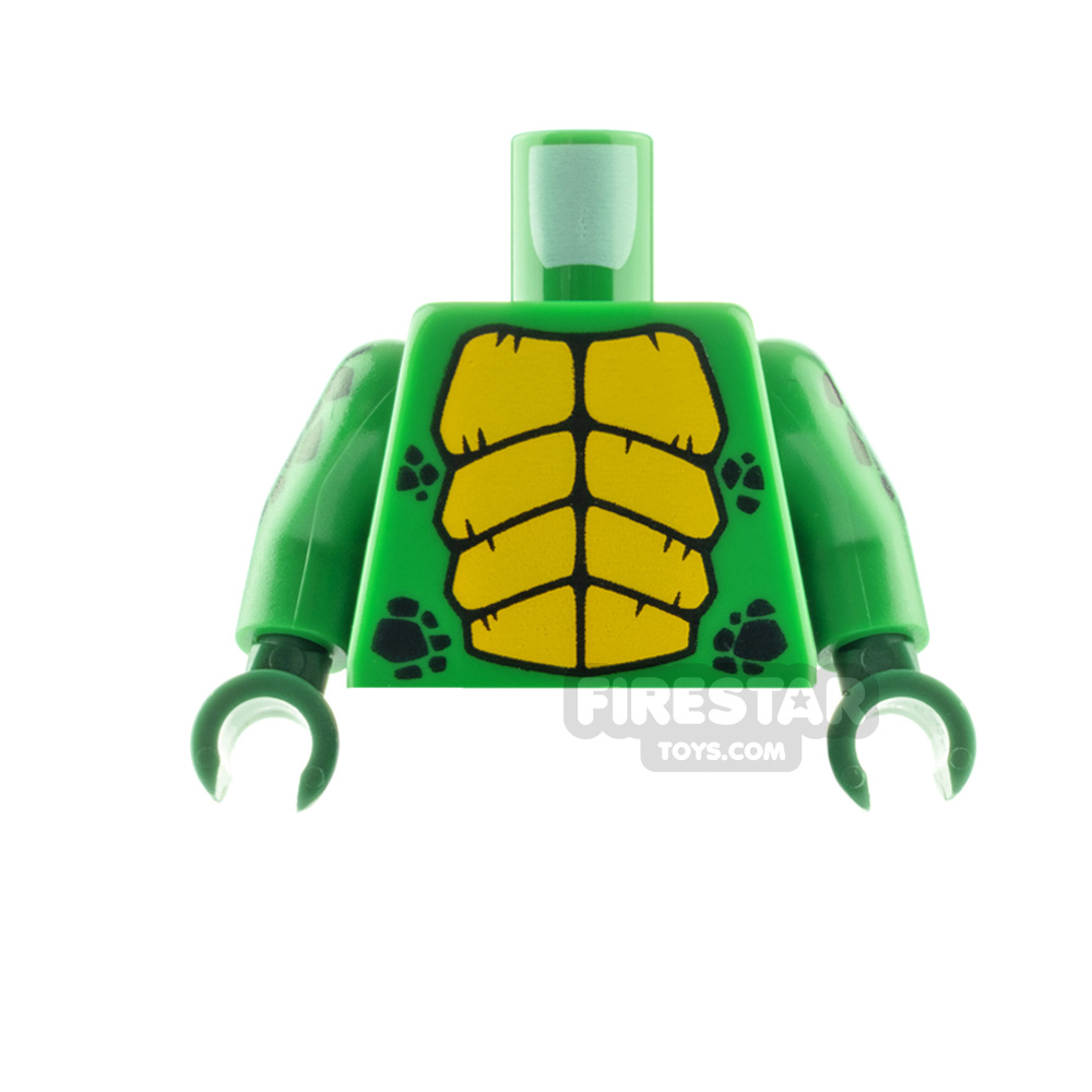 LEGO Minifigure Torso Dragon GREEN