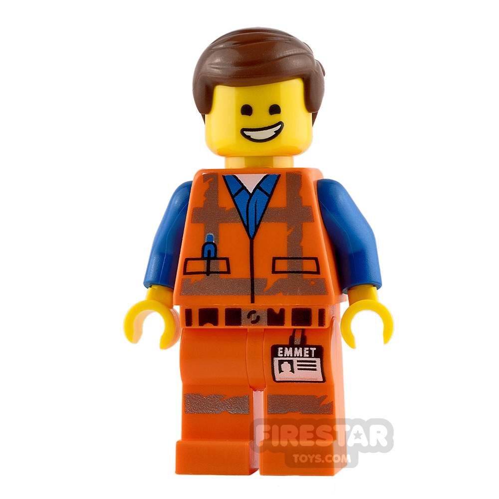 The LEGO Movie Minifigure Emmet Smile and Cheerful 