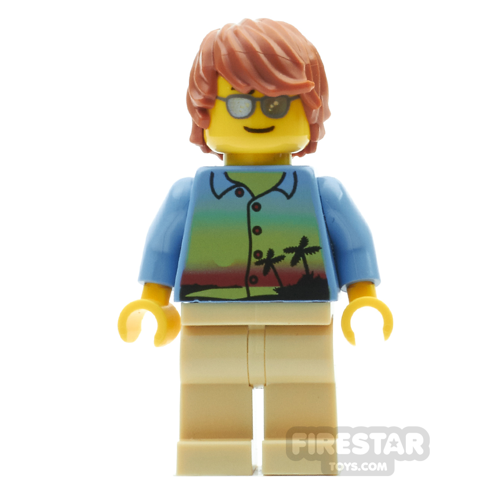 LEGO City Mini Figure - Sunset Shirt
