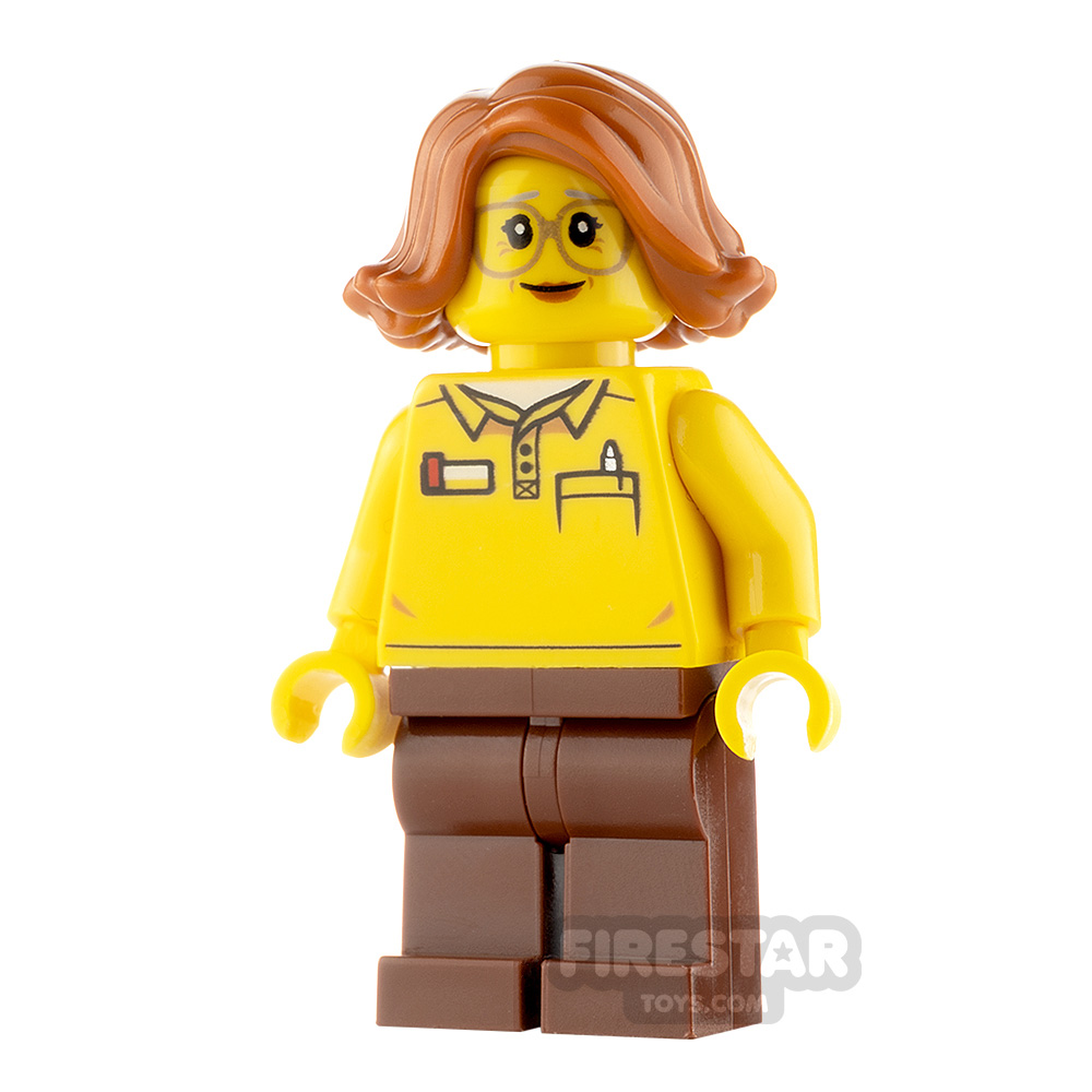LEGO City Minifgure Toy Store Worker Female