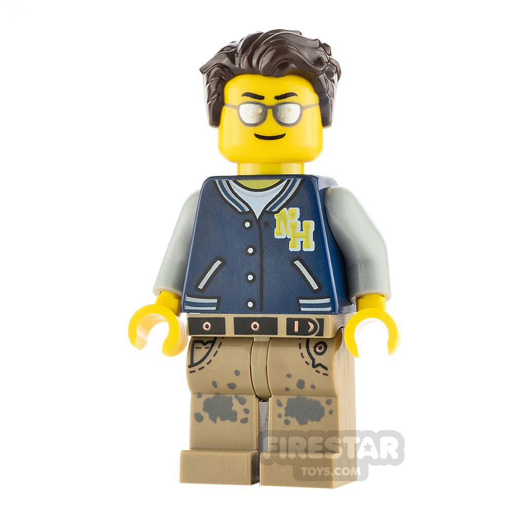 LEGO City Minfigure Driver with Dark Blue Jacket