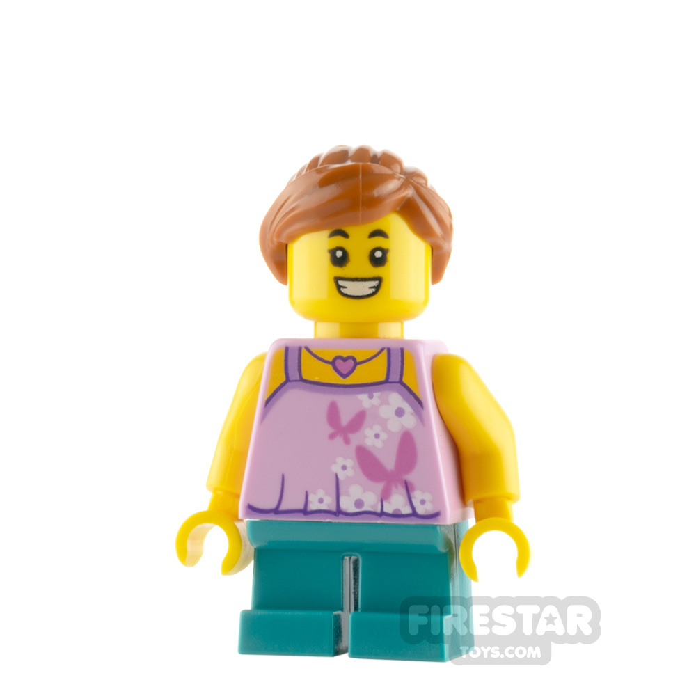 LEGO City Minfigure Tourist with Butterfly Top