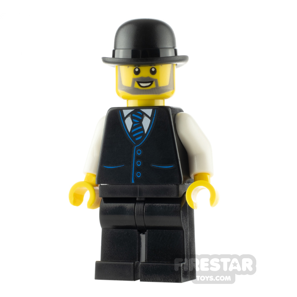 LEGO City Minfigure Accountant Vest with Striped Tie 