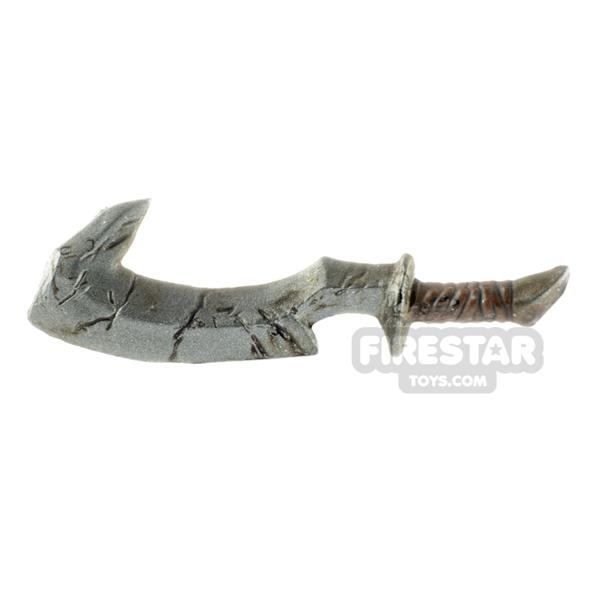 Minifigure Weapon Orc Sword FLAT SILVER