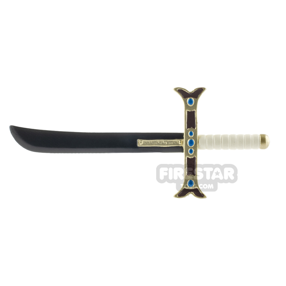 Minifigure Weapon Mihawk Sword Yoru BLACK
