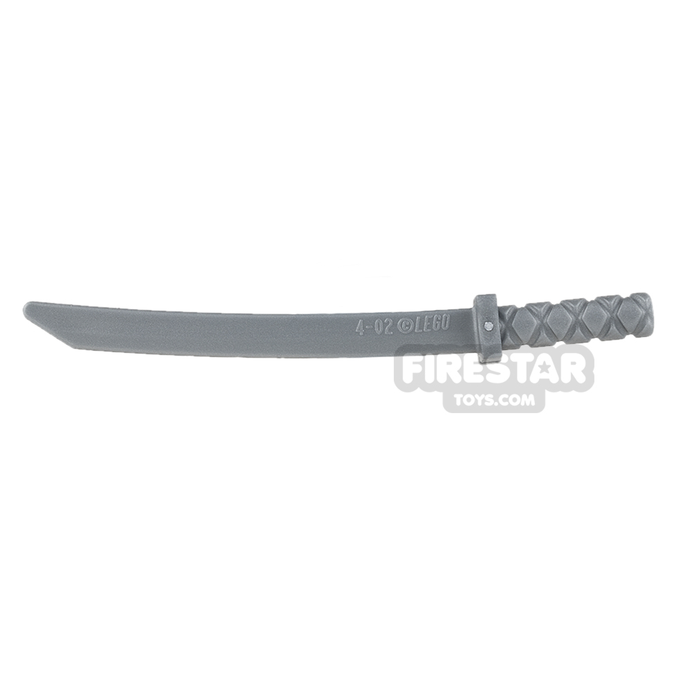 LEGO - Ninja Samurai Sword - Octagonal Guard - Flat Silver FLAT SILVER