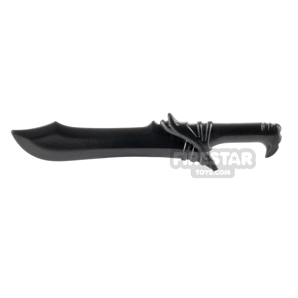 Minifigure Weapon Orc Knife BLACK