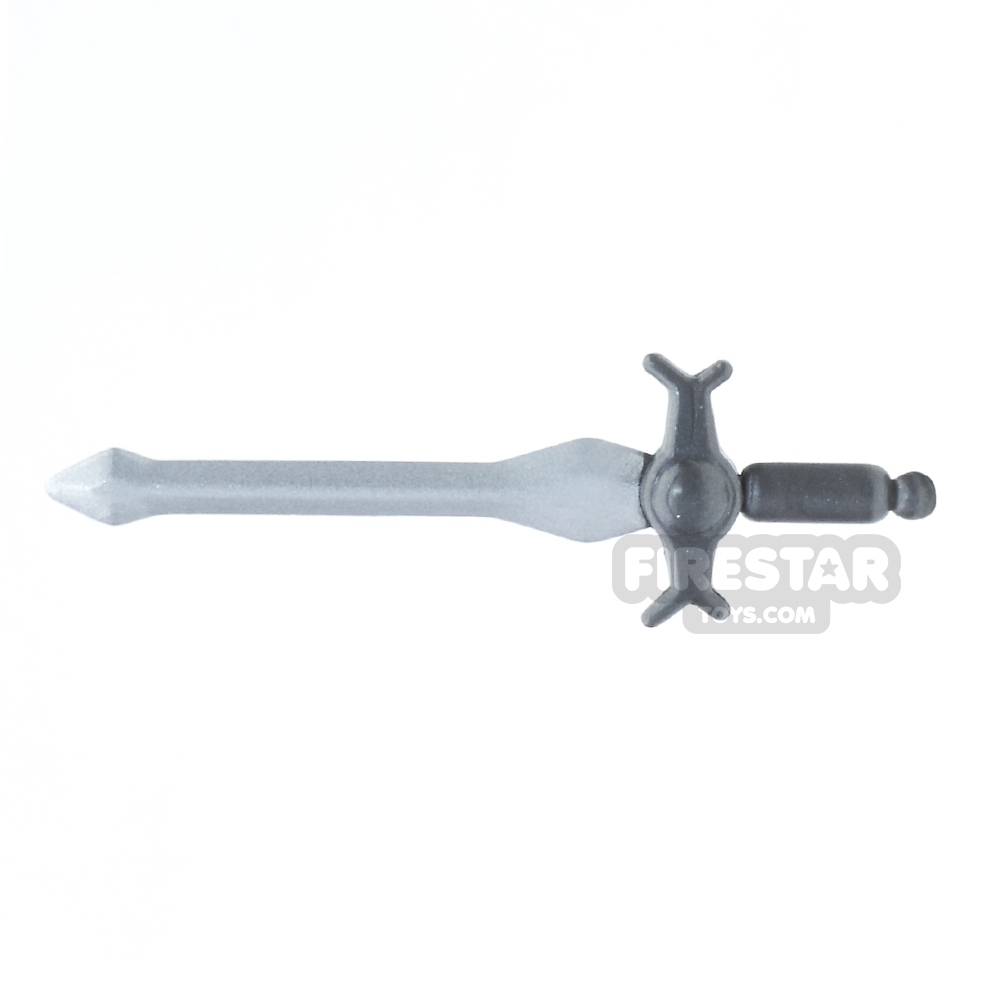 BrickForge - Hero Sword - Steel Hilt Silver Blade SILVER