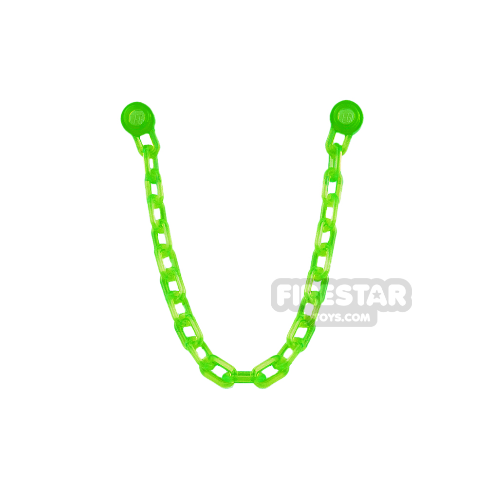 LEGO Chain 21 Links TRANS BRIGHT GREEN