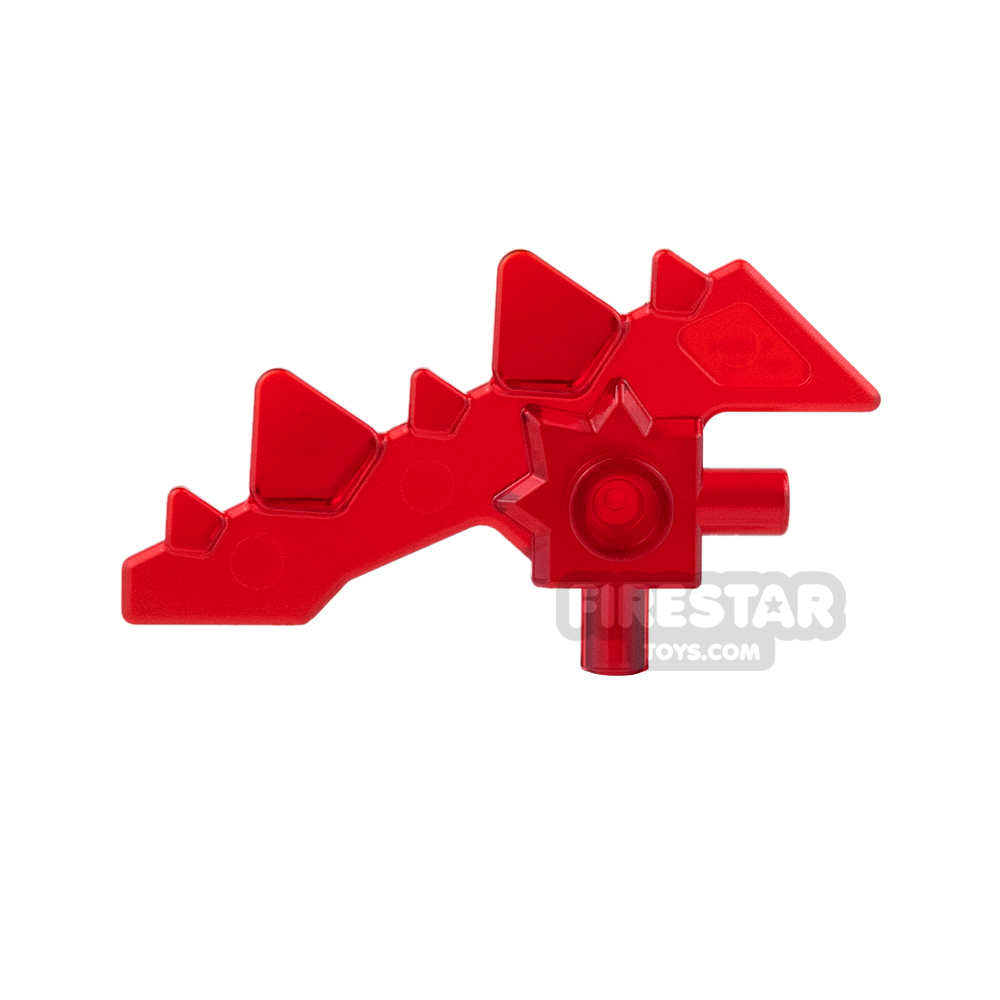 LEGO - Spiked Blade - Trans Red